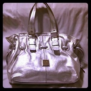 Dooney & Bourke Silver Leather Purse